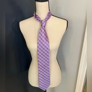 Ike Behar purple tie
